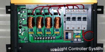 Light Scene Controller -- Four dimmable channels rated at DC 0~10V output. Four Relay output control. 10A MCB protected for each channels. 1024 grades continually dimming process. Up to 65,536 channels and 256 Area per network. Channel Addressable. RS485 TEC-NET serial port. DMX512 compatible. 256 scenes memory.