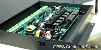 GPRS Light Controller -- Support GPRS network, Street Lighting can be remote control and monitor via Internet. Total 6 channel AC output could be monitor simultaneously. Build in 2 channel dry contact output. Suitable for small street lighting system. Remoted industrial control system.
